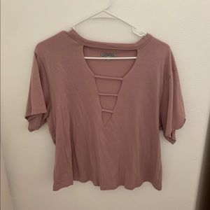 Charlotte Russe Mauve Tee